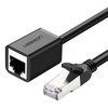 Kabel sieciowy UGREEN NW112 przedłużacz Ethernet RJ45, Cat. 6, FTP, z metalową wtyczną 5m (czarny)