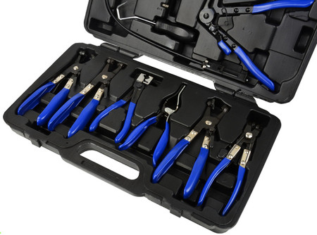 Szczypce Do Opasek Taśmowych 9szt Geko G01655