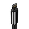 Kabel USB do Lightning Baseus Tungsten Gold, 2.4A, 2m (czarny)