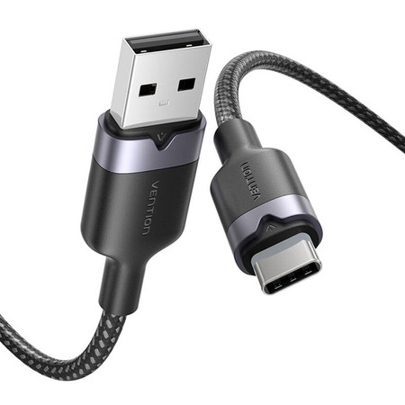 Kabel USB 2.0 A do USB-C 3A Vention CTNBF 1 M (czarny)