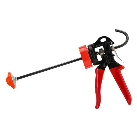 Wyciskacz pistolet do mas silikonu kleju Black Bull 300ml SCHMITH