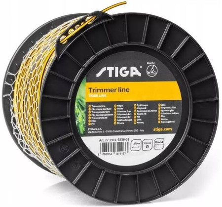 Żyłka Tnąca Tiger Okrągła 3,0mm x 279m Stiga 1911-9239-01