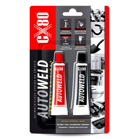 Klej żywica spawanie na zimno 54g AUTO WELD CX80 600094