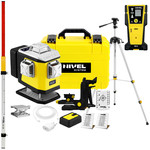 Laser krzyżowy (fioletowy) 4x360 Nivel System CL5V + zestaw