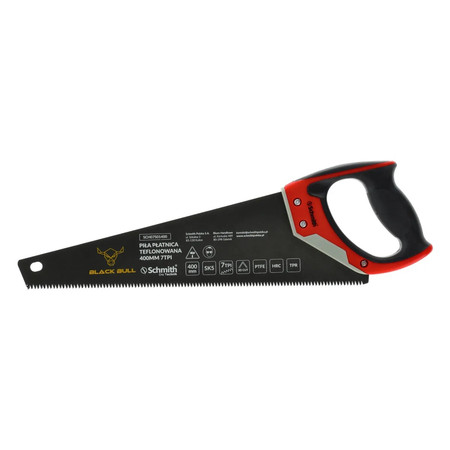 Piła ręczna płatnica do drewna 400mm 7 TPI Black Bull SCHMITH