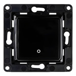 Włącznik ścienny Shelly 1 przycisk (czarny)