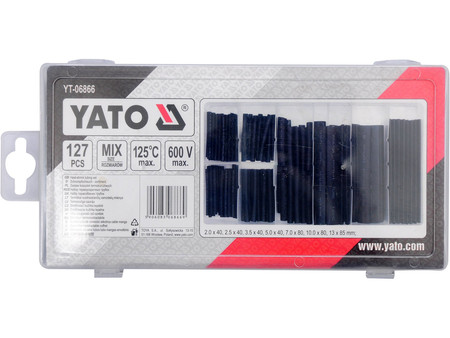 Koszulki termokurczliwe 127-sztuk Yato YT06899