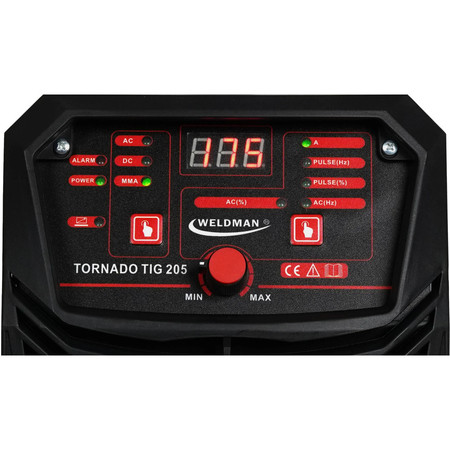 Spawarka tornado Weldman TIG 205 AC/DC HF PLUS