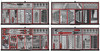 Wózek narzędziowy PRO35TM z zestawem narzędzi 1008el Teng Tools 300630100