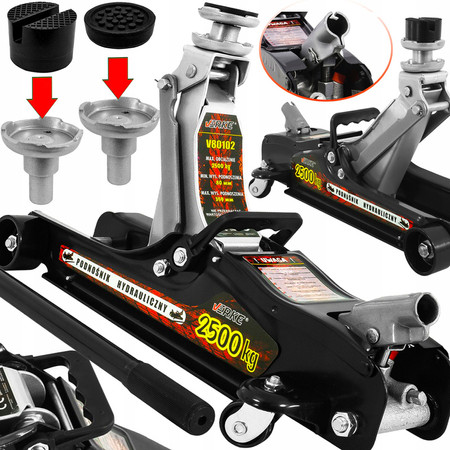 Podnośnik Niskoprofilowy 2,5 T 2 X Guma VERKE V80102