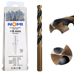 Wiertło do metalu 8mm Nomi hrc pro do stali tworzyw aluminium drewna