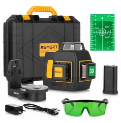 Laser płaszczyznowy 3×360° 40XL, zielony, 40 m, zestaw w walizce SMART