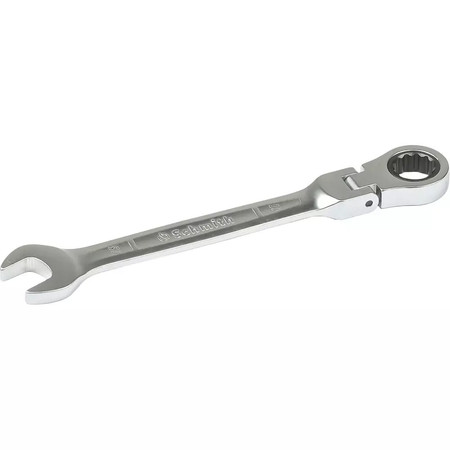 Klucz płasko oczkowy z grzechotką i przegubem 15mm Schmith SCH01K05015