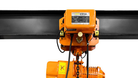 Elektryczny wózek suwnicowy z hakiem, Suwnica udźwig 2t Viber-System EWS2H