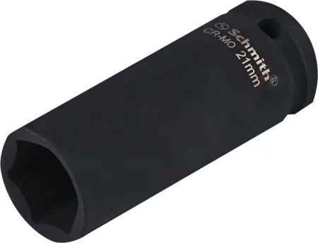 Nasadka udarowa długa 1/2" 21mm Schmith NS-UD12-21