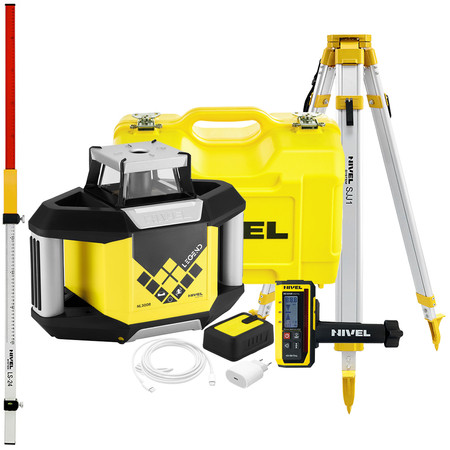 Niwelator laserowy (czerwony) Nivel System NL300R Digital + zestaw