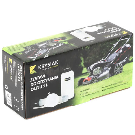 Strzykawka do oleju 0,3L z butelką 1L i lejkiem Krysiak ODSYS1L