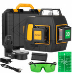 Laser krzyżowy zielony 3×360° 40m Zestaw w walizce Smart SM-06-03040G