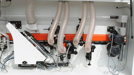 Okleiniarka kompaktowa z wstępnym frezowaniem OPTIMAT ONE cyklina promieniowa, cyklina płaska (klejowa), agregat polerki