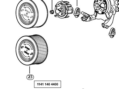 STIHL FILTR POWIETRZA HD2 1141-140-4400