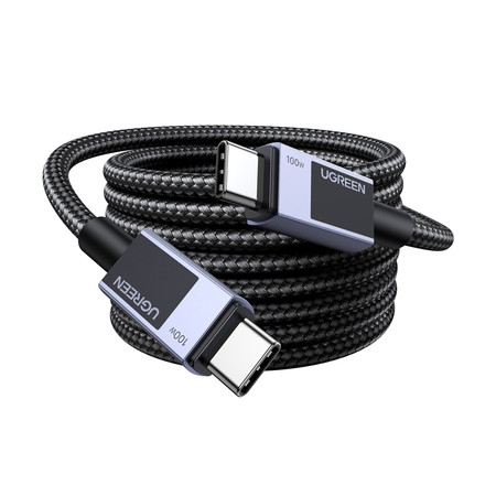 Kabel USB-C do USB-C Ugreen L512, Power Delivery, 5A, 1m, 480Mbps (gwiezdna szarość)