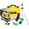 Laser krzyżowy (zielony) 3x360 Nivel System CL3G + statyw zestaw