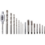 ZESTAW DO WIERCENIA I GWINTOWANIA 3-12mm 15szt OPTIMUM 3202015
