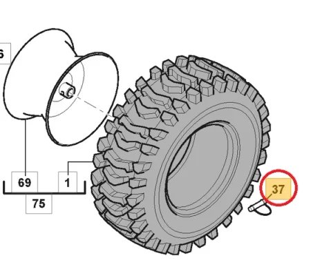 Zawleczka SWS800 Stiga 118820379/0