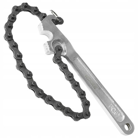 Klucz łańcuchowy do odkręcania filtra oleju 120-220mm Verke V86216