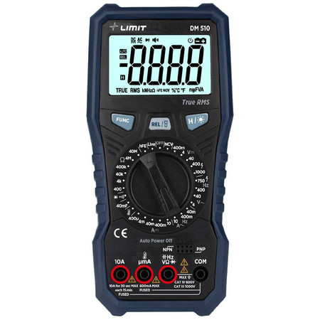 Multimetr DM 510 miernik prądu cyfrowy LCD Limit 289500001