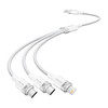 Kabel USB 2.0 A do 3w1 3A Vention CTPWG 1.5M (biały)