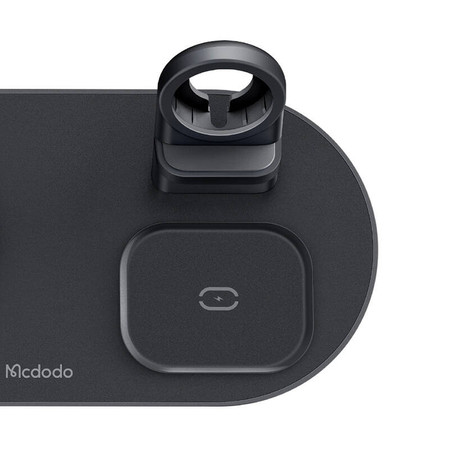 Ładowarka bezprzewodowa Mcdodo CH-7061 3w1 15W (telefon/TWS/Apple watch) czarna