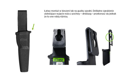 Nóż 90mm Luna SAFETY CS 273700104