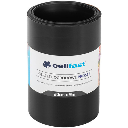 Obrzeże ogrodowe czarne 20cm 9m Cellfast 30-233