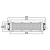 LAMPA DIODOWA 28W/230V 340mm OPTIMUM 3351030