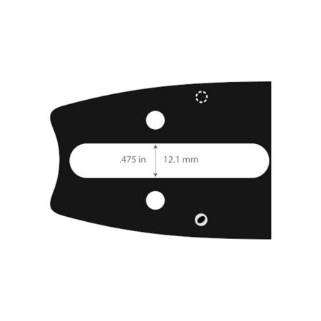 Prowadnica AdvanceCut 38cm(15'') 3/8'' 1,6mm Oregon 153SFHD025