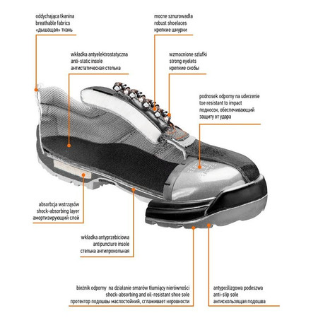 Buty robocze 45 NEO Tools 82-016