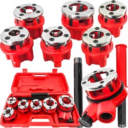 Gwintownica ręczna do rur 6szt 1/4'' 1-1/4'' Verke V07514