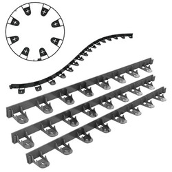 Obrzeże ogrodowe 48m 4,5cm Unibord 48szt zestaw Cellfast 30-260