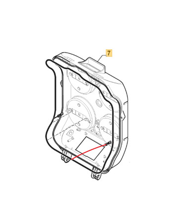 Obudowa górna Autoclip 528/530 Stiga 112600350/0