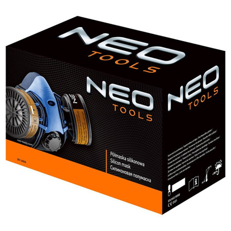 Półmaska Silikonowa Na Dwa Pochłaniacze Neo Tools 97-350