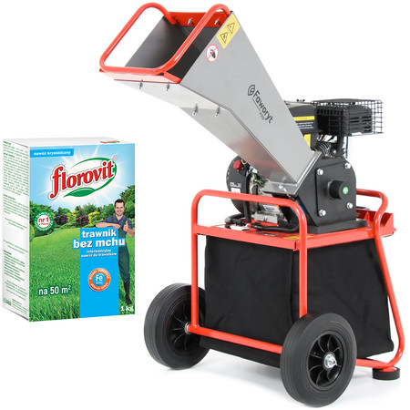 Rozdrabniacz spalinowy Faworyt PRO BSP50 B + Nawóz do trawnika 1KG GRATIS