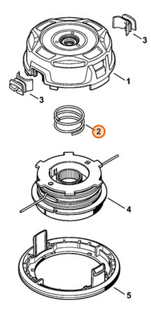 Sprężyna Głowicy Koszącej AutoCut C 26-2 STIHL 0000-997-0606