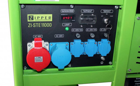 Generator Agregat Prądotwórczy Budowlany AVR Benzynowy ZIPPER ZI-STE11000