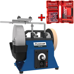 Szlifierka wolnoobrotowa na mokro NTS 256 Holzkraft 5750256 + zestaw bitów i wierteł
