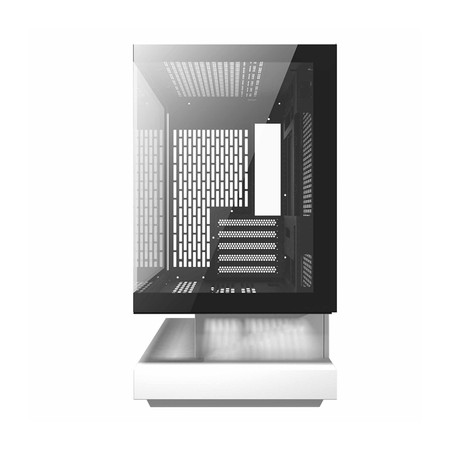 Obudowa komputerowa Darkflash F1 (Biała) + 6 wentylatorów ARGB