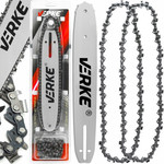 Prowadnica z łańcuchami 10'' (25cm) 3/8'' 1,3mm 40-ogniw Verke V90441