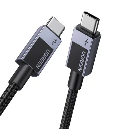 Kabel USB-C do USB-C Ugreen L524, 60W, PD, 0.5m (szary)