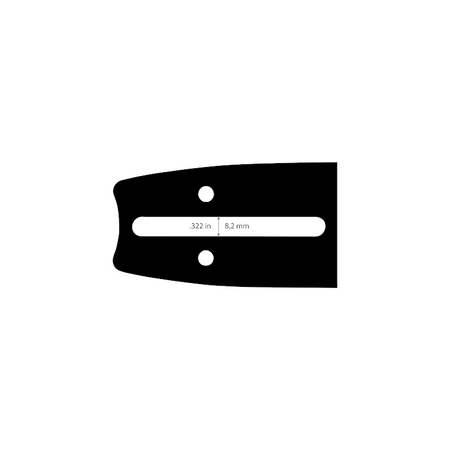 Prowadnica Advancecut 38cm(15'') .325'' 1,5mm Oregon 158PXBK041