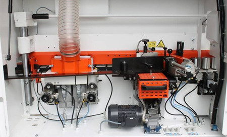 Okleiniarka kompaktowa z wstępnym frezowaniem OPTIMAT ONE cyklina, polerka